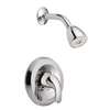 Moen 82604 Shower Faucet, 1.75 gpm, Metal, Chrome Plated, Lever Handle, 1-Handle