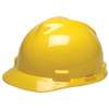 Safety Works SWX00347 Hard Hat, Yellow, 4-Point Textile Suspension, HDPE Shell, Class: E, Wheel Ratchet Wheel Ratchet