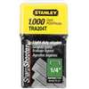STANLEY TRA204T Staple, 29/64 in W Crown, 1/4 in L Leg, Galvanized