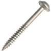 Kreg SML-F125 - 500 Pocket-Hole Screw, #7 Thread, 1-1/4 in L, Fine Thread, Maxi-Loc Head, Square Drive, Carbon Steel, 500/PK