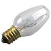 BULB NLGT CLEAR CNDL C7 4W CD4 - Case of 12