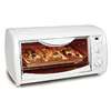 Proctor Silex 31260G Toaster Oven, 1100 W, 4-Slice, Manual Control, Stainless Steel, Black