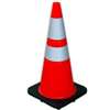 JBC Revolution RS Series RS70025C Traffic Safety Cone, PVC Cone, Fluorescent Orange Cone