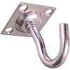 National Hardware 2048 Series N121-087 Clothesline Hook, 140 lb, 2.38 in L, Steel, Zinc-Plated