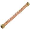 BrassCraft Copper-Flex Series WB00-12N Water Heater Connector, 3/4 in, FIP, Copper, 12 in L