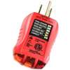 Gardner Bender GFI-3501 Fault Receptacle Tester and Circuit Analyzer, Neondicator Display, Red