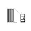ADS 0314AA Pipe Reducer, 4 x 3 in, Stub