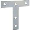 PLATE T STEEL 3X3IN ZINC PLTD - Case of 20