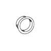 Prime-Line N 6846 Door Pull, 3/4 in Dia, 5/16 in D, Steel, Brass