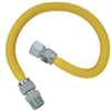 BrassCraft ProCoat Series CSSC21-72 Gas Connector, 3/4 x 3/4 in, Stainless Steel, 72 in L