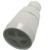 Plumb Pak Economy Series PP825-15 Showerhead, 2 gpm, 1/2 in Connection, Plastic