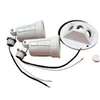 Hubbell 5625-6 Lamp Holder, Combination, Weatherproof, 3.336 in L x 8 in W x 4.125 in H Dimensions, 120 V, 75 to 150 W