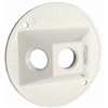 Bell Outdoor 5197-6 Electrical Box Cover, 4-1/8 in Dia, 1.094 in L, Round, Aluminum, White, Powder-Coated