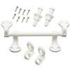 Plumb Pak PP835-36 Seat Hinge, Plastic, White