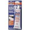 Permatex 80050 Silicone Adhesive Sealant, Clear, 3 oz Tube, Paste, Acetic Acid