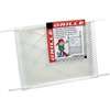 Make-2-Fit PL 15517 Series Hinged Screen Door Grill, White, 34-1/2 in W, 20 in H, Plastic