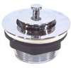 US Hardware P-105C Bathtub Strainer with Stopper, Plastic, Chrome