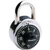 Master Lock 1500T Padlock, 9/32 in Dia Shackle, 3/4 in H Shackle, Steel Shackle, Stainless Steel Body, Nickel