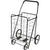 Simple Spaces TPG-G80023L Shopping Cart, 24-3/8 in OAW, 39-1/2 in OAH, 1-Shelf, Steel Shelf, Black Shelf