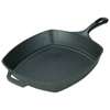 Lodge L8SQ3 Seasoned Skillet, 10-1/2 in Dia, Iron, Black