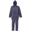 Diamondback SPU045-XXXL Rain Suit, 3XL, 32-1/2 in Inseam, Polyester, Blue, Drawstring Pull-Out Hood Collar