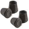 TIP FURNITURE LEG 1-1/8IN BLK - Case of 48