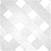 Deckorators 208466 Privacy Lattice, 8 ft L Nominal, 48 in W Nominal, 1/8 in Thick Nominal, Diamond Style, White
