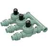 Orbit 57253 Pre-Assembled Manifold, 3 -Port, Plastic