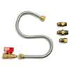 Mr. Heater F271239 Gas Hookup Kit, 1-Stop, Universal, Brass/Stainless Steel