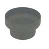 Imperial BM0074 Stove Pipe Reducer, 6 x 4 in, Crimp, 24 ga Thick Wall, Black, Matte
