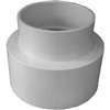 Canplas 414227BC Adapter Coupling, 6 x 4 in, Hub, PVC, White