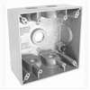 Hubbell 5337-1 Weatherproof Box, 5-Outlet, 2-Gang, Aluminum, White, Powder-Coated