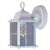 Boston Harbor AL1037-4-3L Outdoor Wall Lantern, 120 V, 60 W, A19 or CFL Lamp, Aluminum Fixture, White