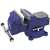 Irwin 226304ZR Workshop Vise, 4-1/4 in Jaw Opening, 4 in W Jaw, 2.2 in D Throat, Steel