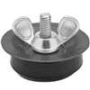Oatey 33401 Test Plug, 2 in Connection, Plastic, Red