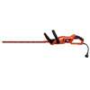 Black+Decker HH2455 Electric Hedge Trimmer, 3.3 A, 120 V, 3/4 in Cutting Capacity, 24 in L x 2-3/4 in W Blade