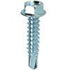 Teks 21308 Screw, #8 Thread, 1/2 in L, Coarse Thread, Hex Drive, Self-Drilling, Self-Tapping Point, Steel, Zinc, 280 PK