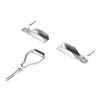 Make-2-Fit PL 8103 Top Hanger and Bottom Latch, Aluminum, Painted, White, For: 3/8 in Screen Frame