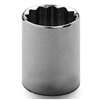 Vulcan MT6499677 Drive Socket, 16 mm Socket, 3/8 in Drive, 6-Point, Chrome Vanadium Steel, Chrome