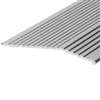 Frost King H1591FS3 Carpet Bar, 3 ft L, 2 in W, Fluted Surface, Aluminum, Silver, Satin