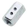National Hardware 4003BC Series N182-709 Coupler, UNC Coarse Thread, 1/2-13 Thread, Steel, Zinc-Plated