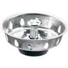 Plumb Pak PP820-25 Basket Strainer with Adjustable Post, 3.3 in Dia, Stainless Steel
