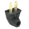 BLK FLAT ANGLE 2WIRE PLUG - Case of 25