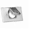 Eaton Wiring Devices S992 Cover, 4-9/16 in L, 2-13/16 in W, Rectangular, Metal, Gray, Powder-Coated