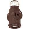 Eaton Wiring Devices 715B-BOX Lamp Holder Adapter, Medium Base, 660 W, Thermoplastic, Brown