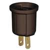 Eaton Wiring Devices 738B-BOX Outlet Adapter, 660 W, 1 -Outlet, Thermoplastic, Brown
