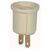 Eaton Wiring Devices 738V-BOX Outlet Adapter, 660 W, 1 -Outlet, Thermoplastic, Ivory
