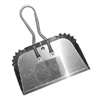 Quickie 428 Dustpan, 17 in L, 18 in W, Aluminum, Silver