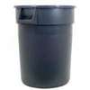 Rubbermaid 261000GRAY Trash Container, 10 gal Capacity, Polyethylene, Gray