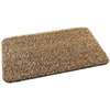 Grassworx Clean Machine Series 10372031 Door Mat, 30 in L, 18 in W, Rectangular, Medium Flair Pattern, Earth Taupe